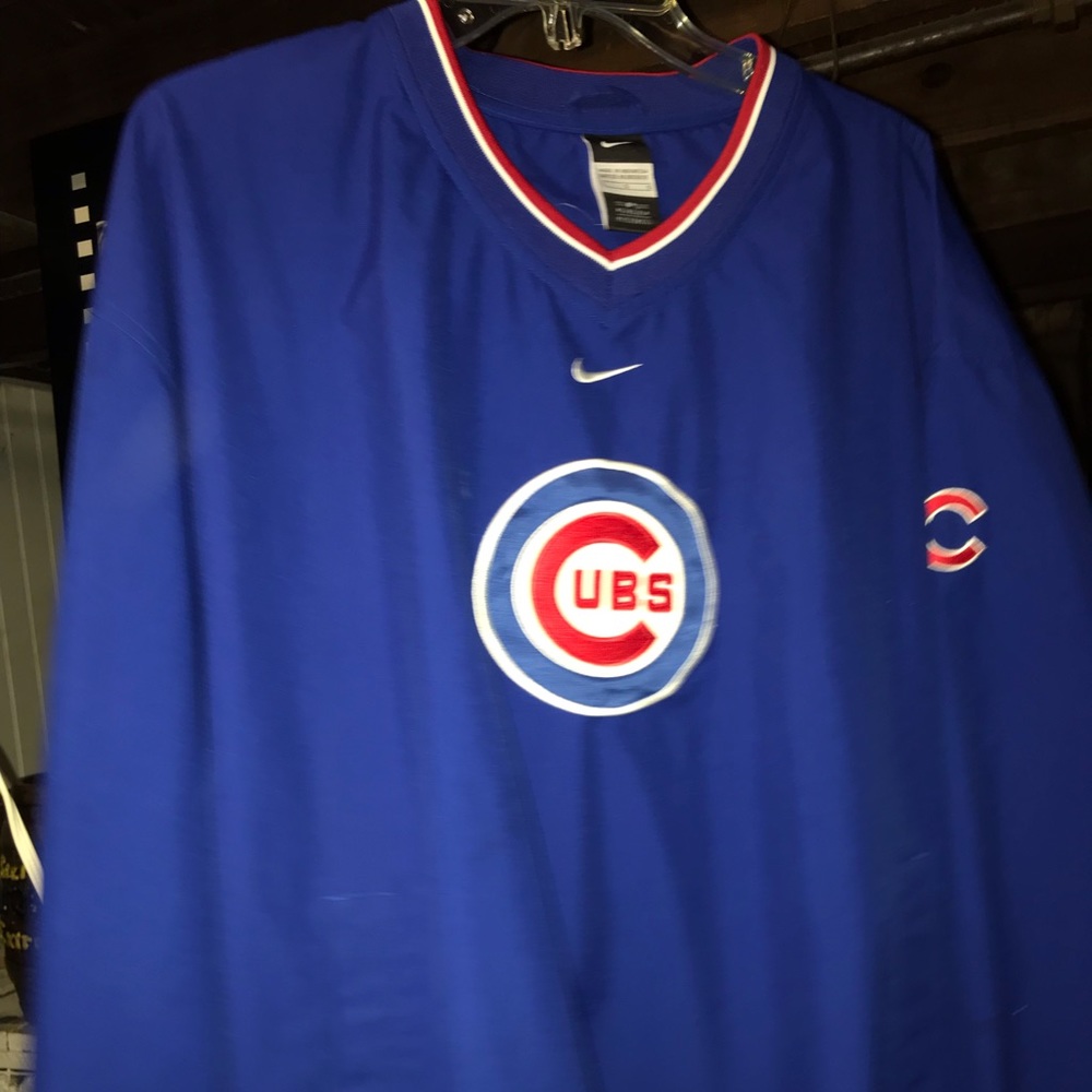Nike cubs windbreaker adult Large